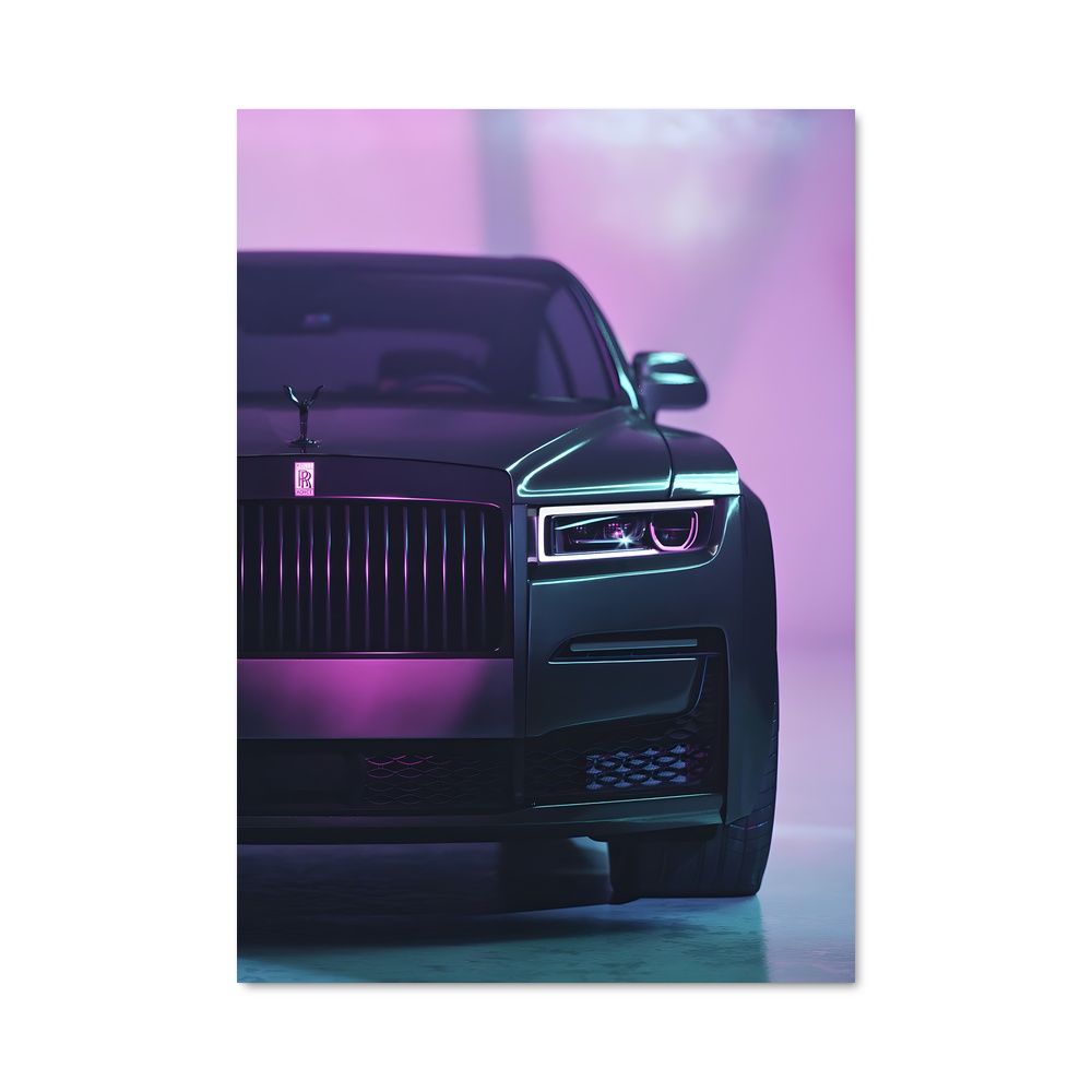 Poster Noir et Rose